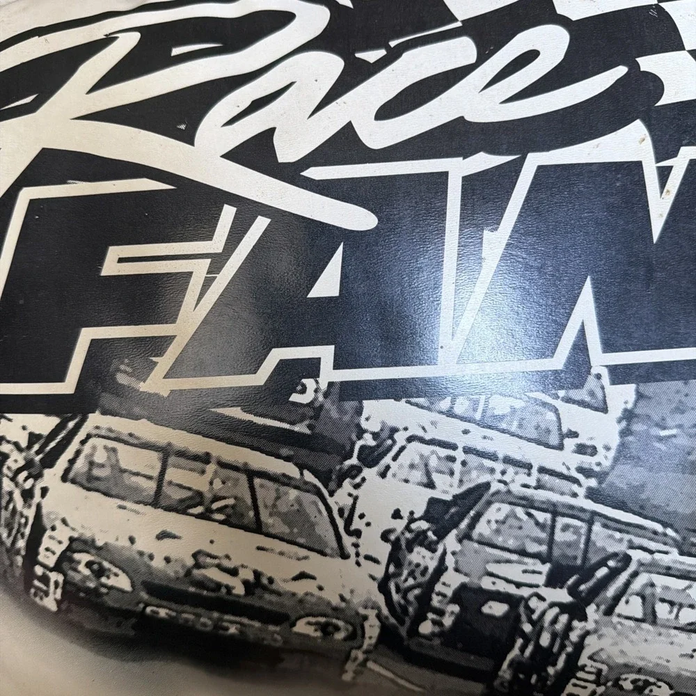 Nascar Bristol Motor Speedway AND Race Fan Vinyl Pillow Seat Cushions.